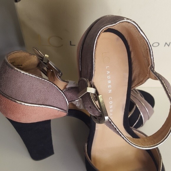 Lauren Conrad Dezi Peep Toe Heel Platform Shoe - Picture 5 of 10